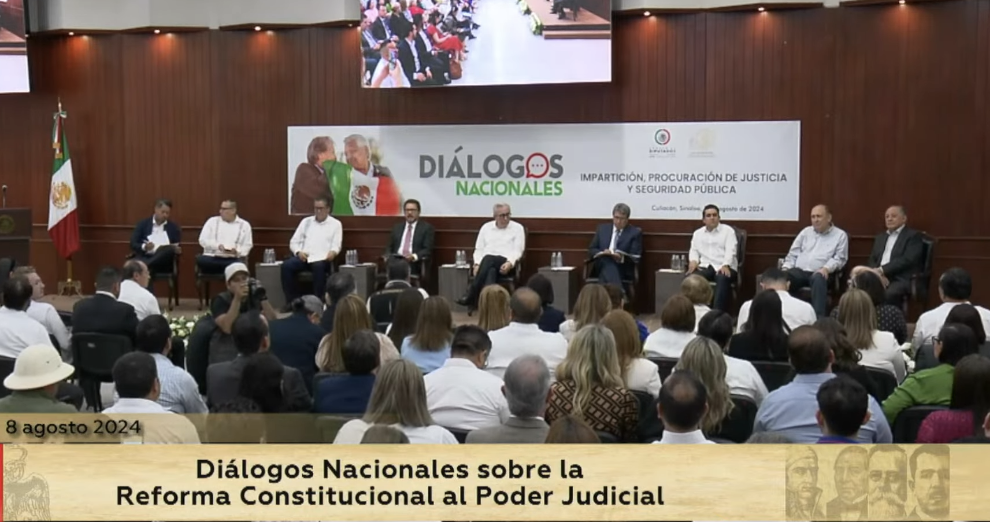 CONCLUYEN DIÁLOGOS NACIONALES SOBRE REFORMA CONSTITUCIONAL AL PODER JUDICIAL